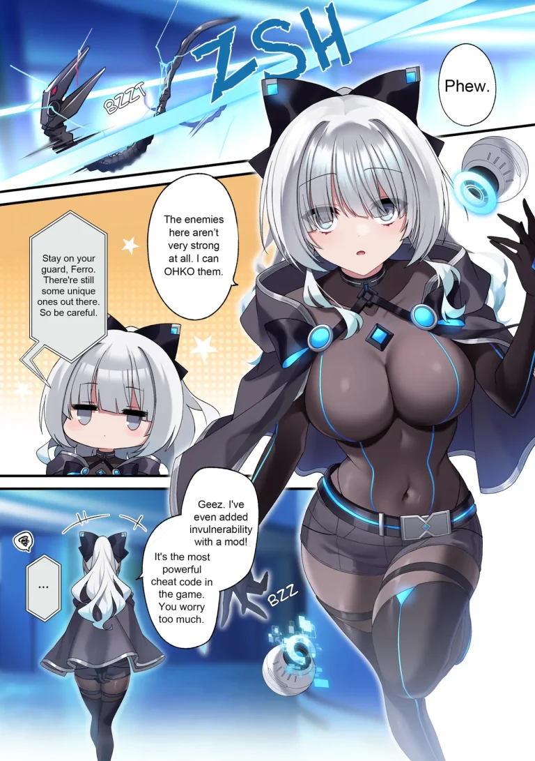 The Cyber Girl Sinking into the Virtual World porn comic picture 4