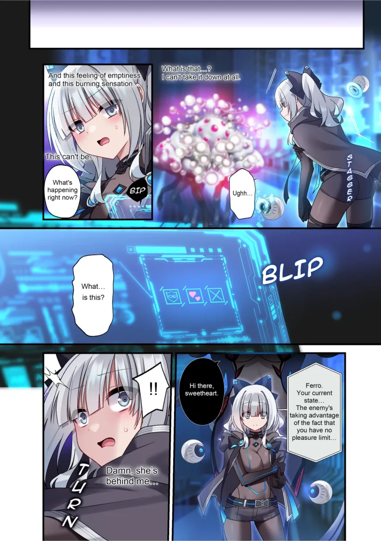 The Cyber Girl Sinking into the Virtual World porn comic picture 5