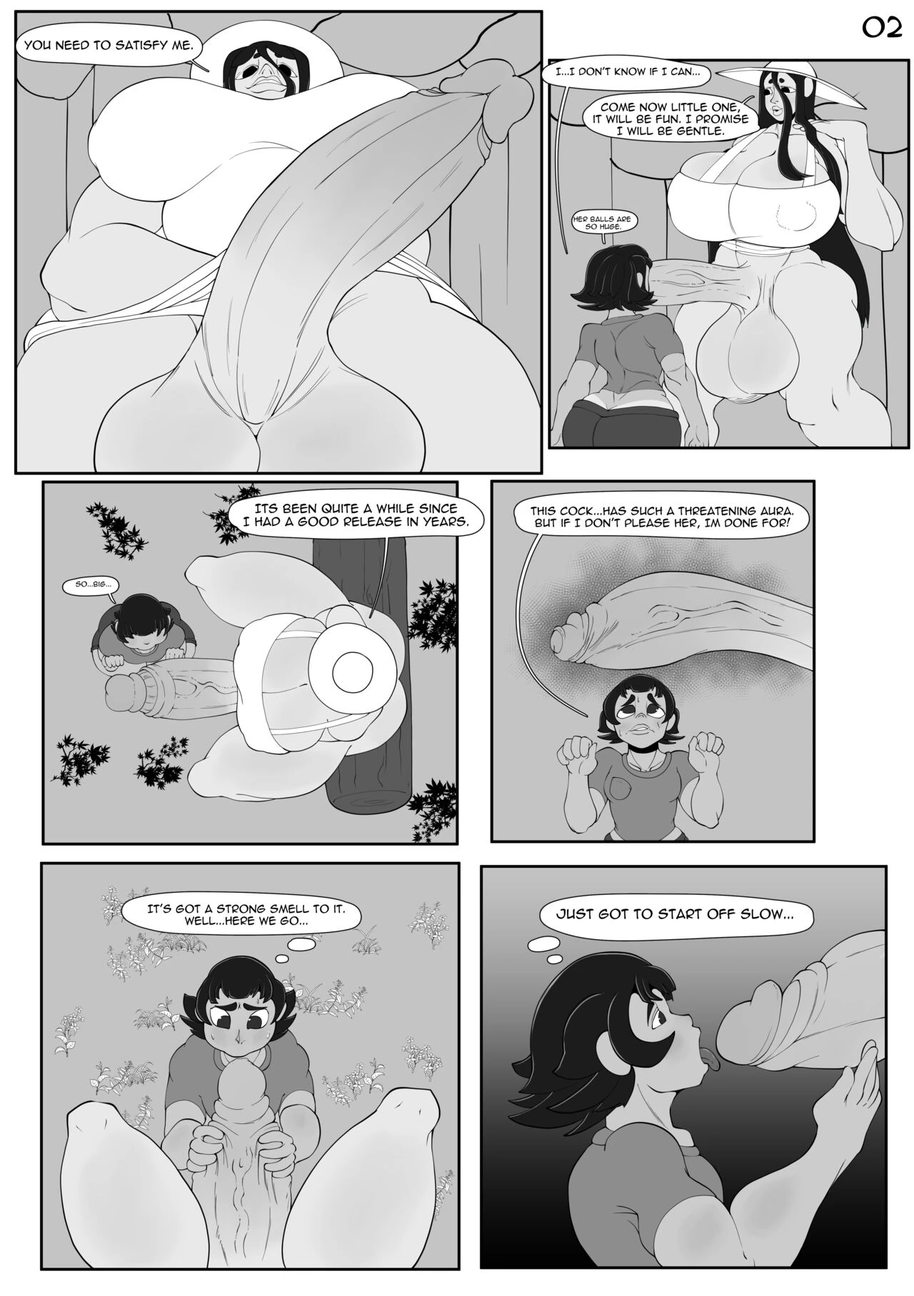 The Day I Met A Tall Lady porn comic picture 3