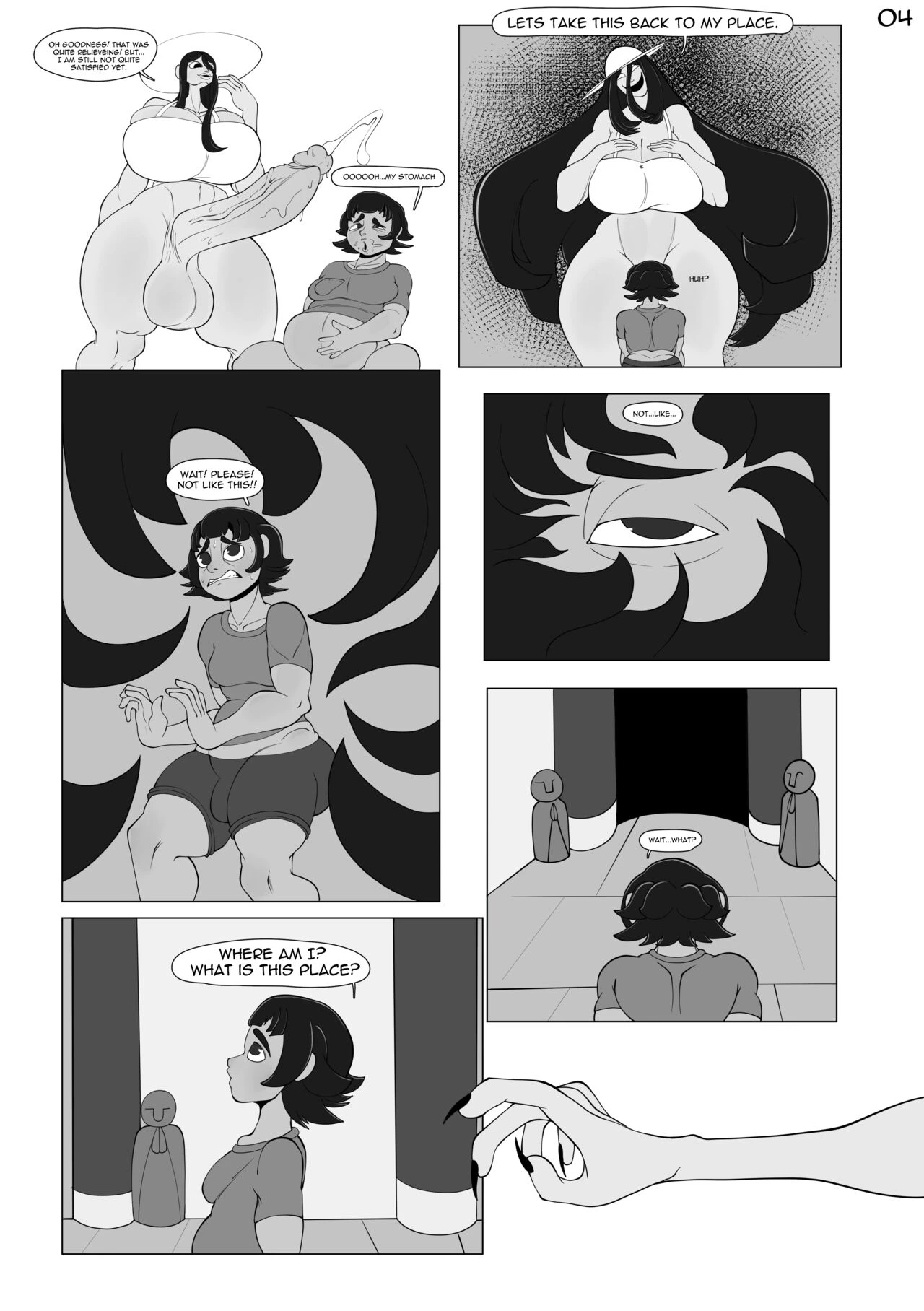 The Day I Met A Tall Lady porn comic picture 5