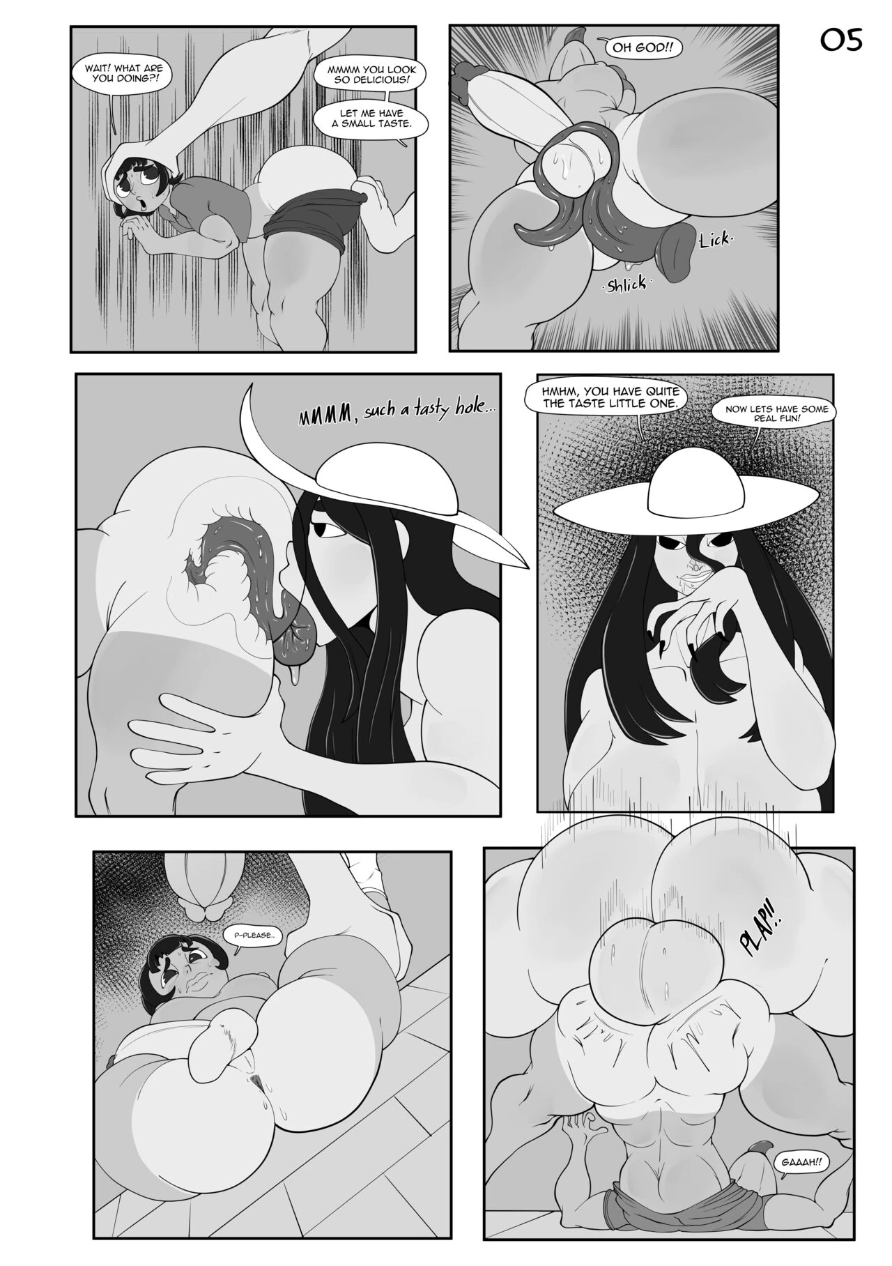 The Day I Met A Tall Lady porn comic picture 6