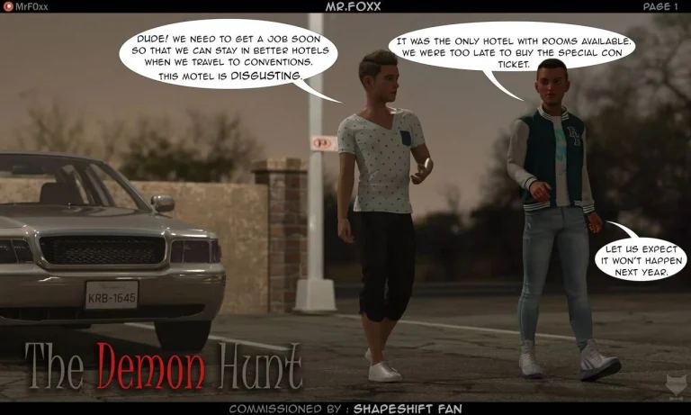 The Demon Hunt porn comic picture 1