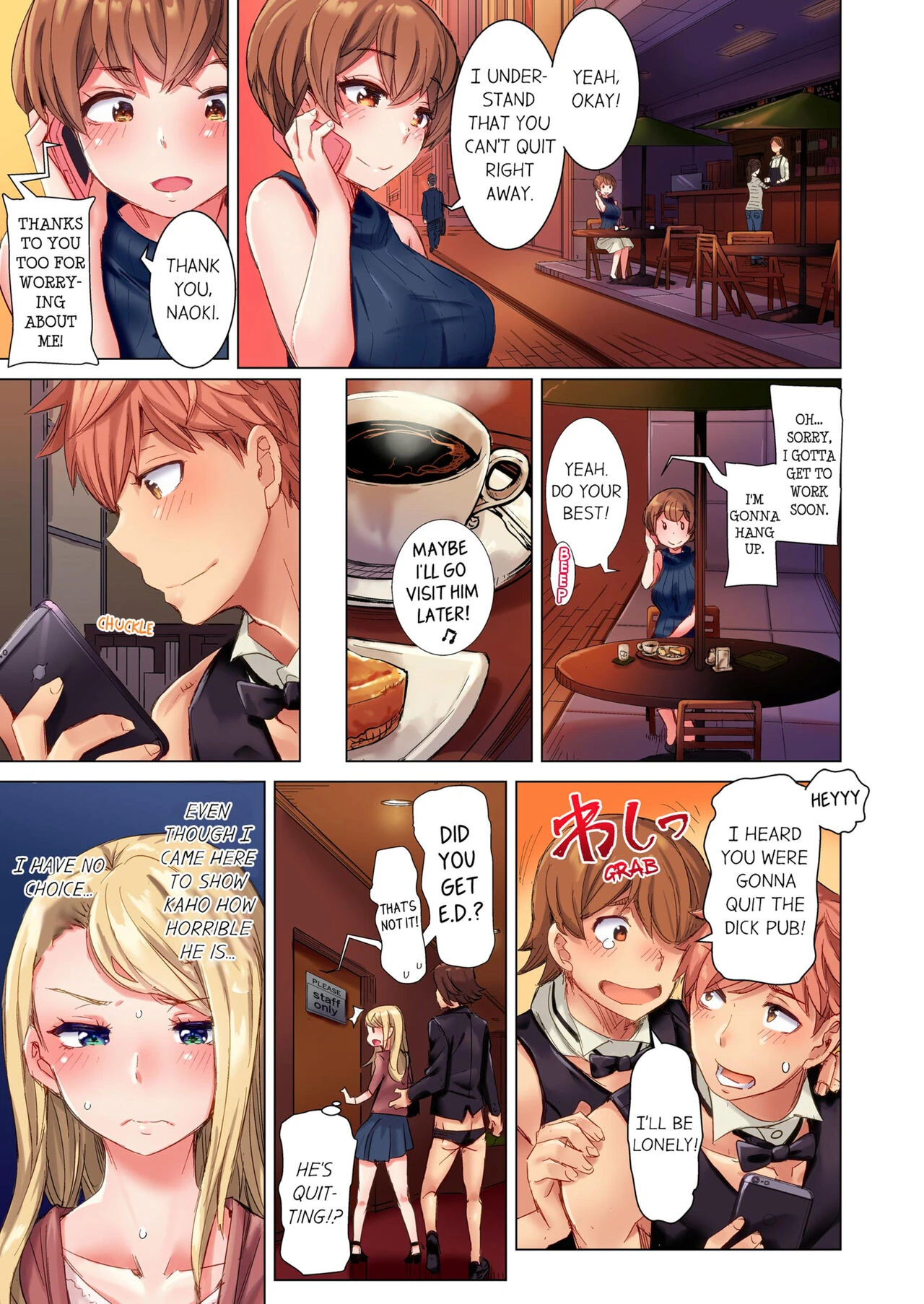 The Dick Pub 2 | Cin Pub! ~Anoko o Ikaseru no ga Ore no Oshigoto~ porn comic picture 28
