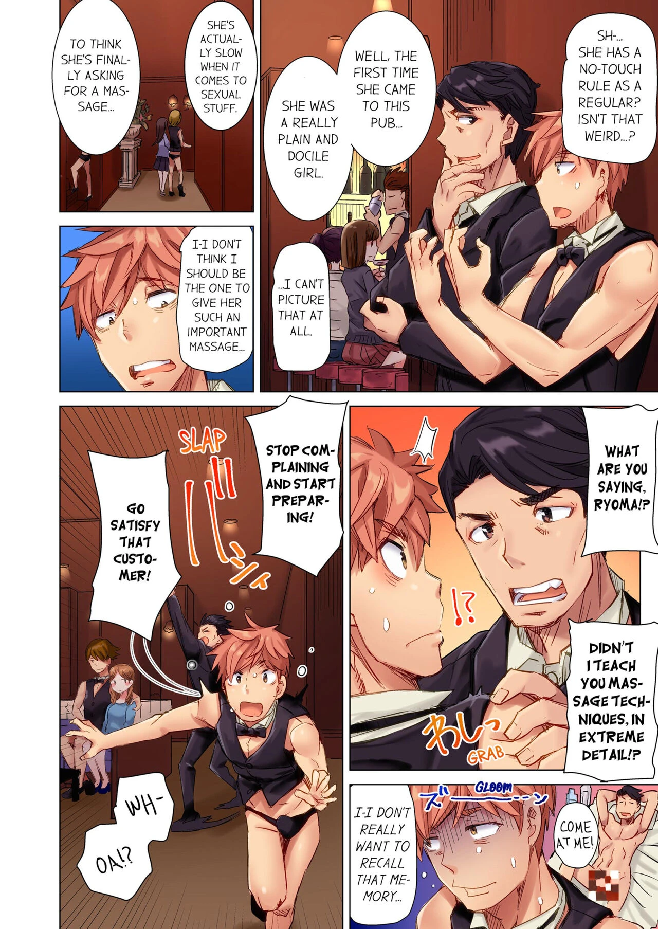 The Dick Pub 2 | Cin Pub! ~Anoko o Ikaseru no ga Ore no Oshigoto~ porn comic picture 31