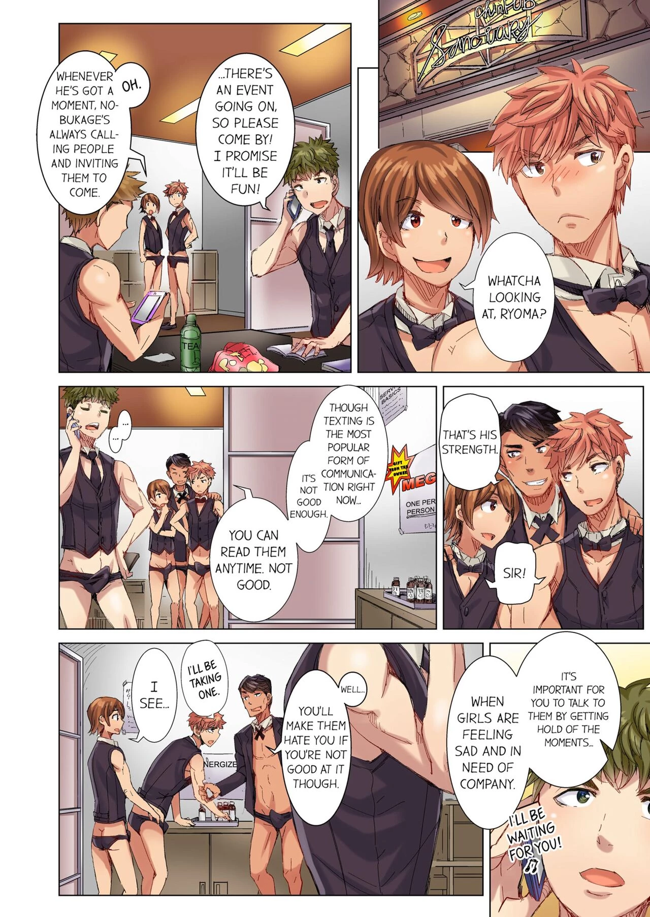 The Dick Pub 5 | Cin Pub! ~Anoko o Ikaseru no ga Ore no Oshigoto~ porn comic picture 5