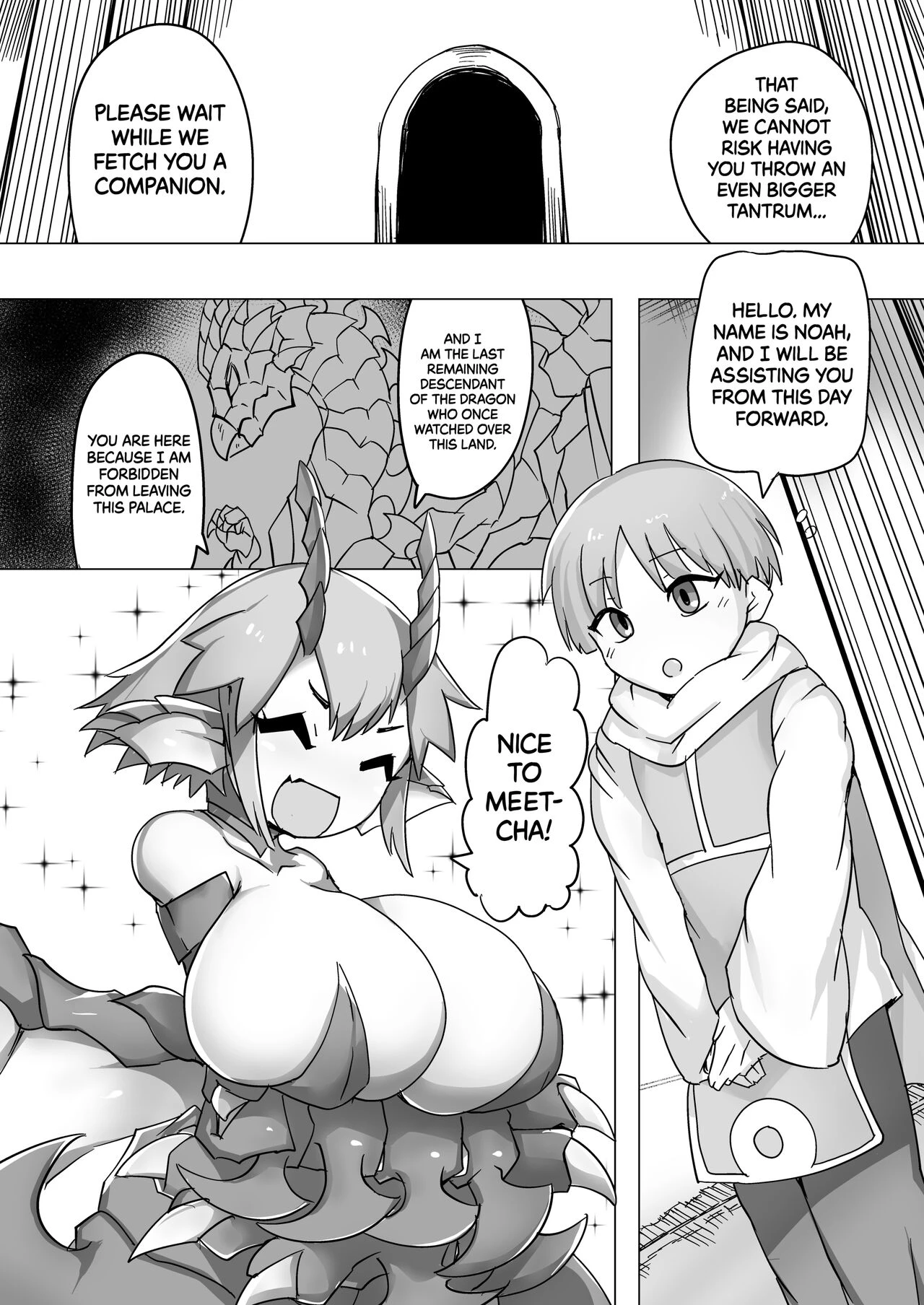 The Divine Messenger of the Dragon Gods Wants to Have Some Fun porn comic picture 3
