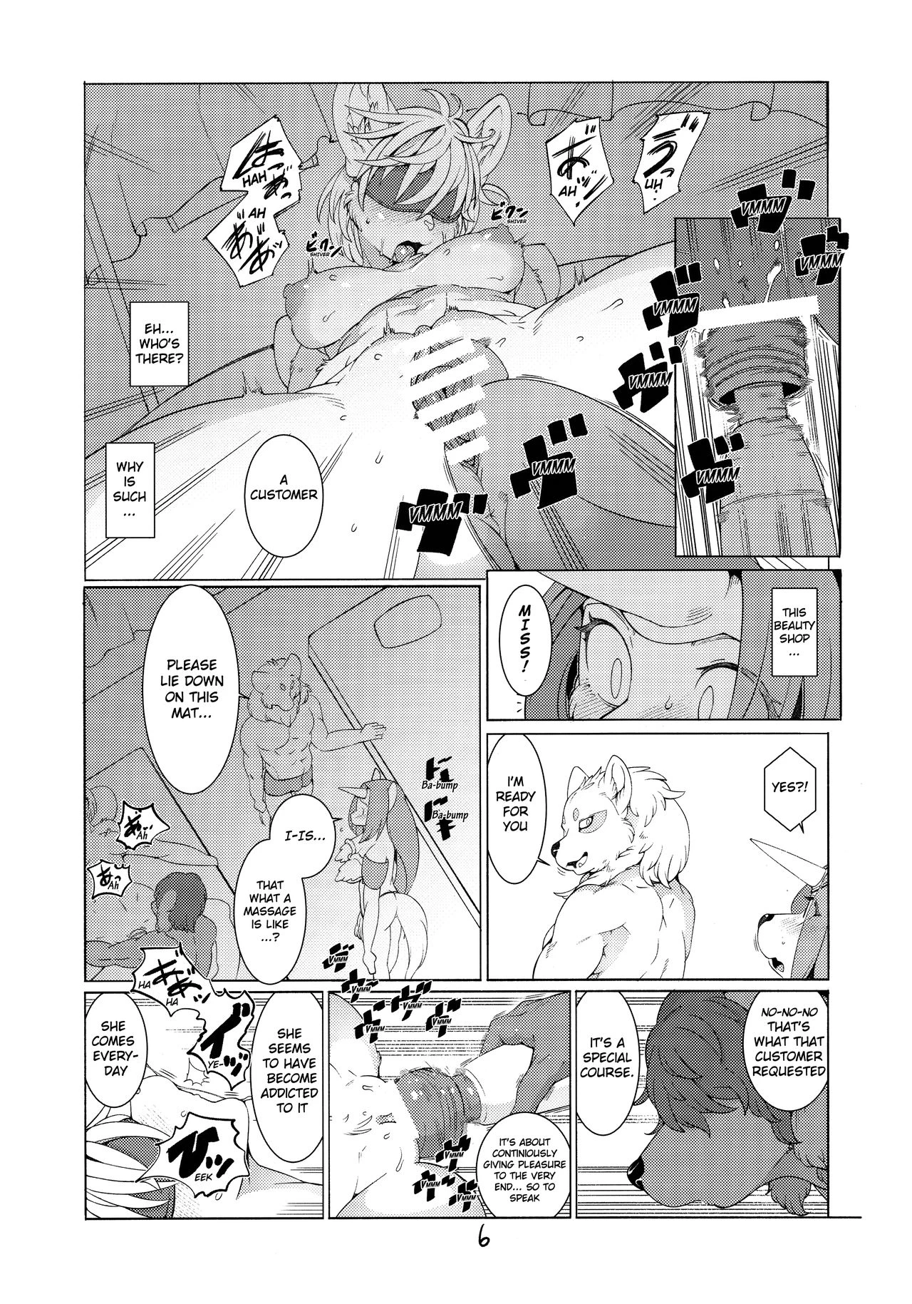 The Domina Beauty Shop porn comic picture 5