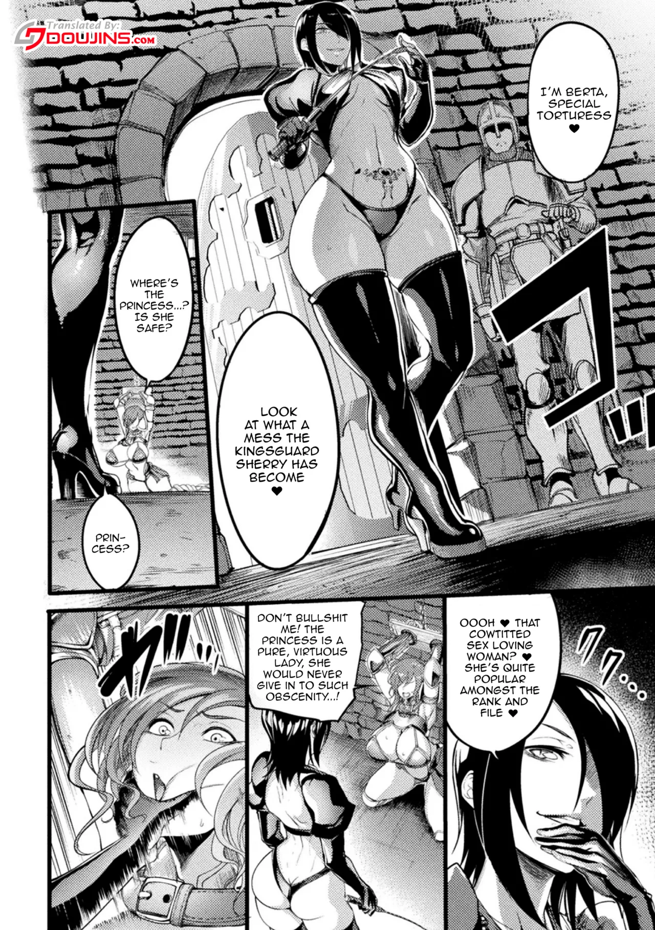The Empires Meat Toilet ~The Fallen Knight and Princess~ | ~Otosareta Hime to Onna Kishi~ porn comic picture 2