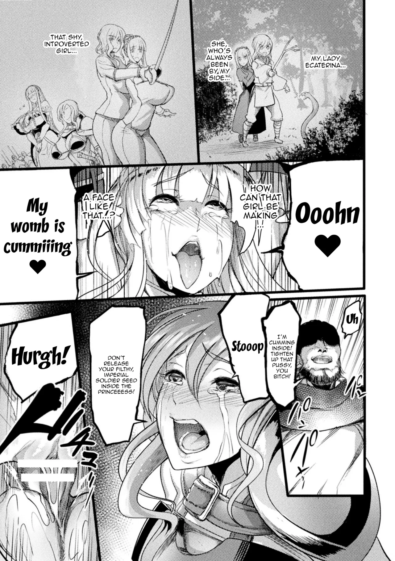 The Empires Meat Toilet ~The Fallen Knight and Princess~ | ~Otosareta Hime to Onna Kishi~ porn comic picture 9
