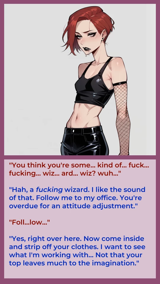 The Evil Sorcerer Makes a Sexy Secretary porn comic picture 5