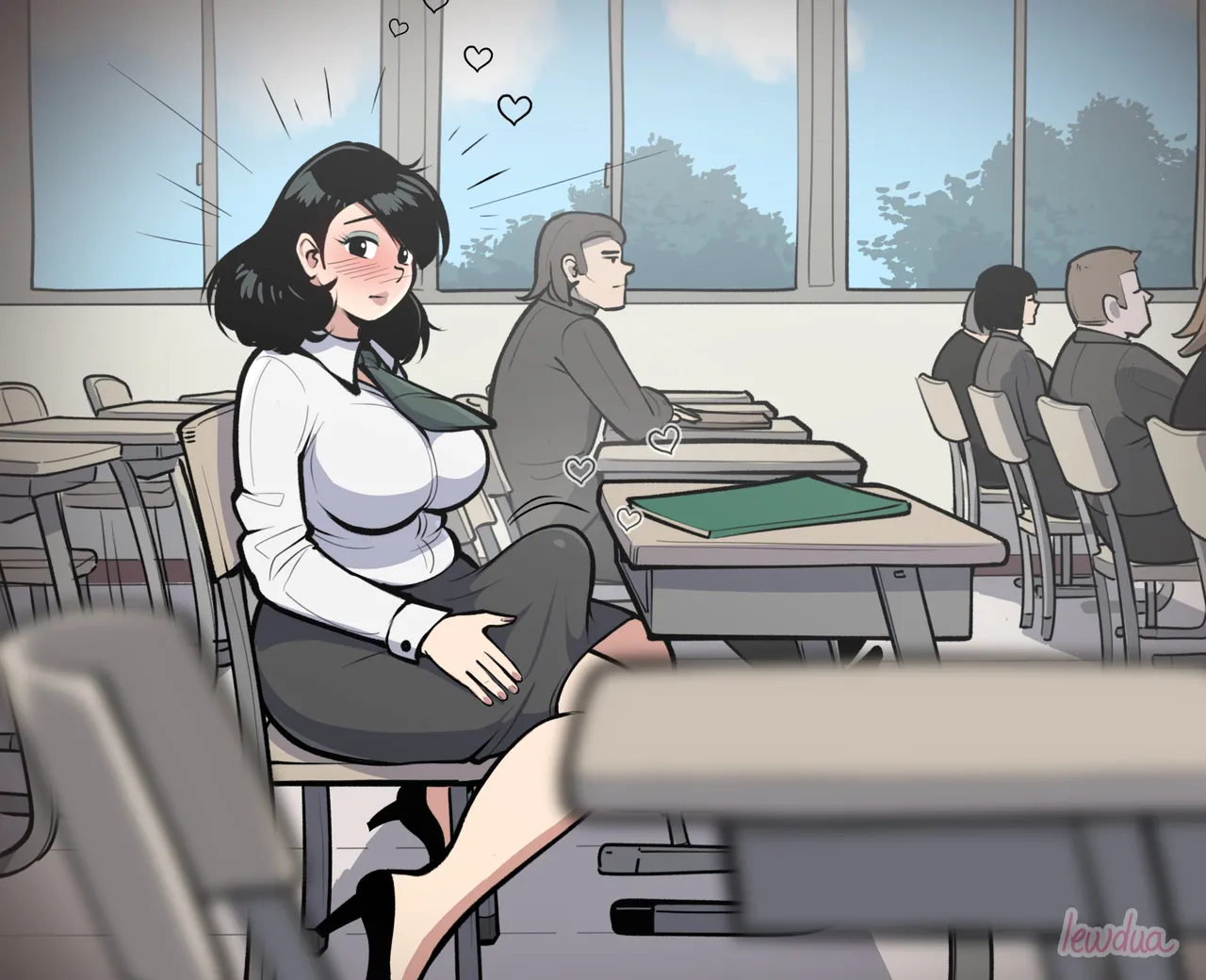 The First Day Of Class porn comic picture 32