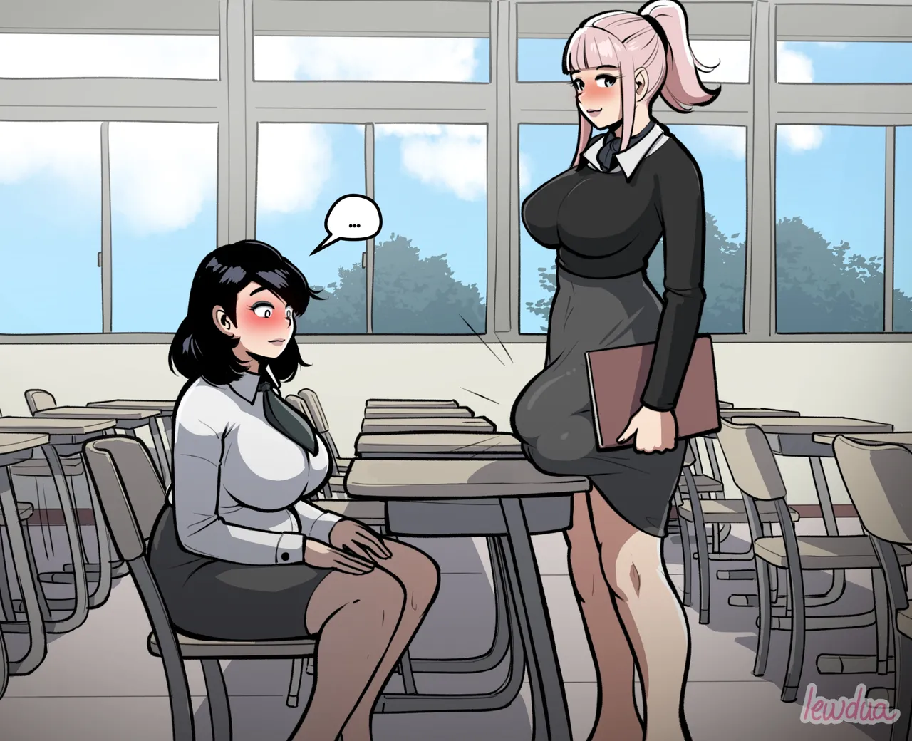 The First Day Of Class porn comic picture 4