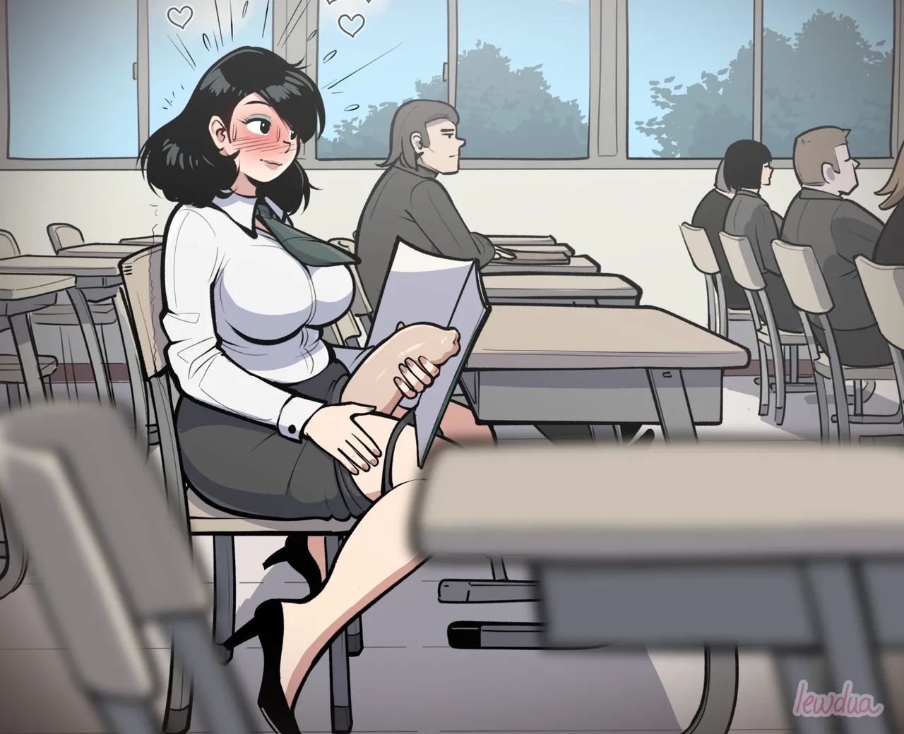 The First Day Of Class porn comic picture 41