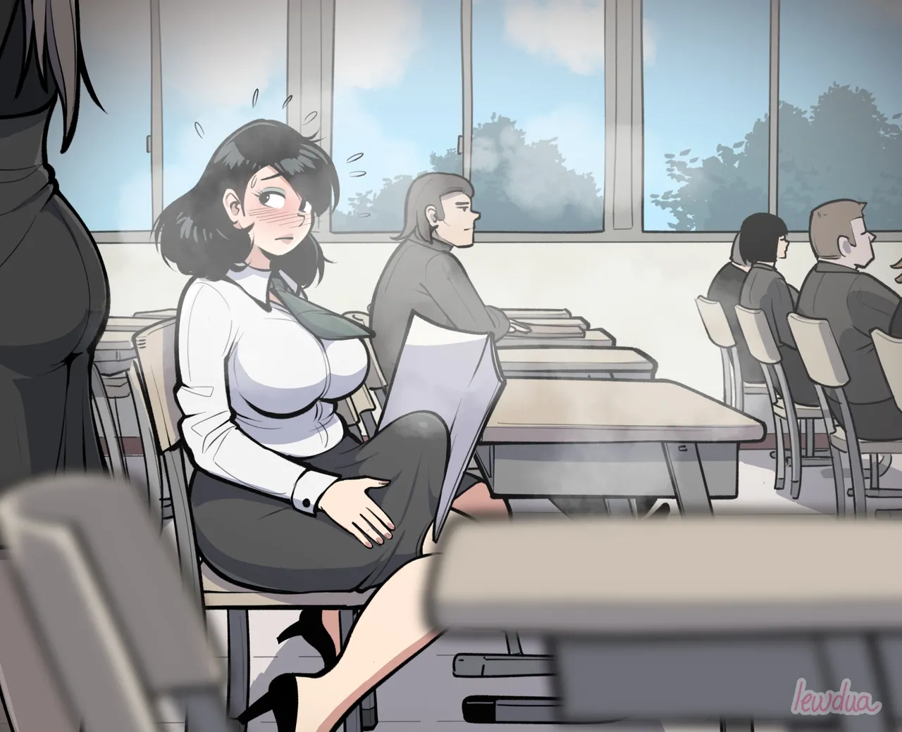 The First Day Of Class porn comic picture 47