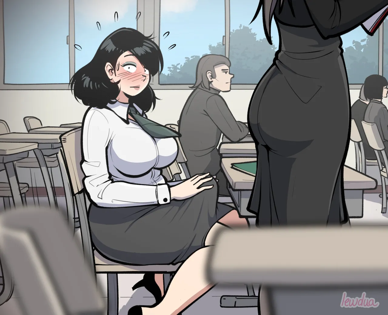 The First Day Of Class porn comic picture 49