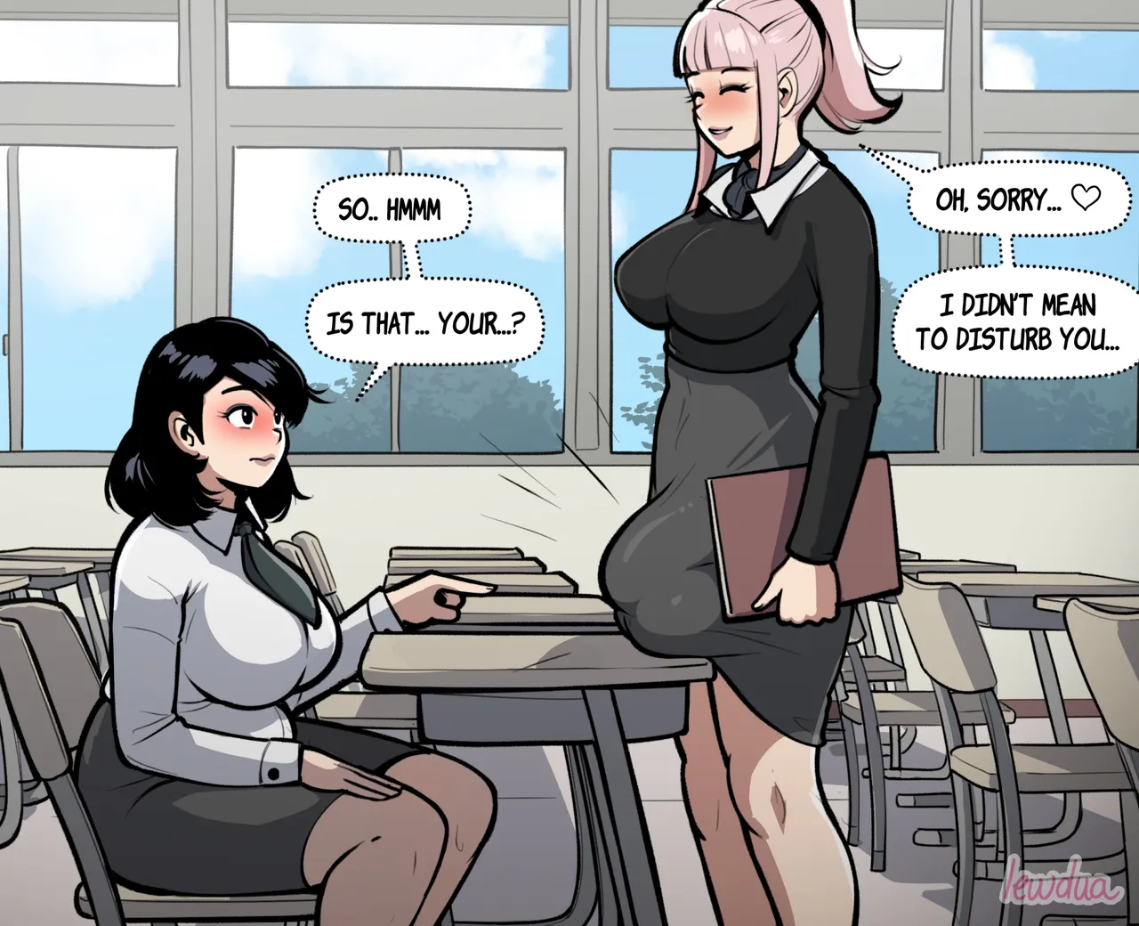 The First Day Of Class porn comic picture 5