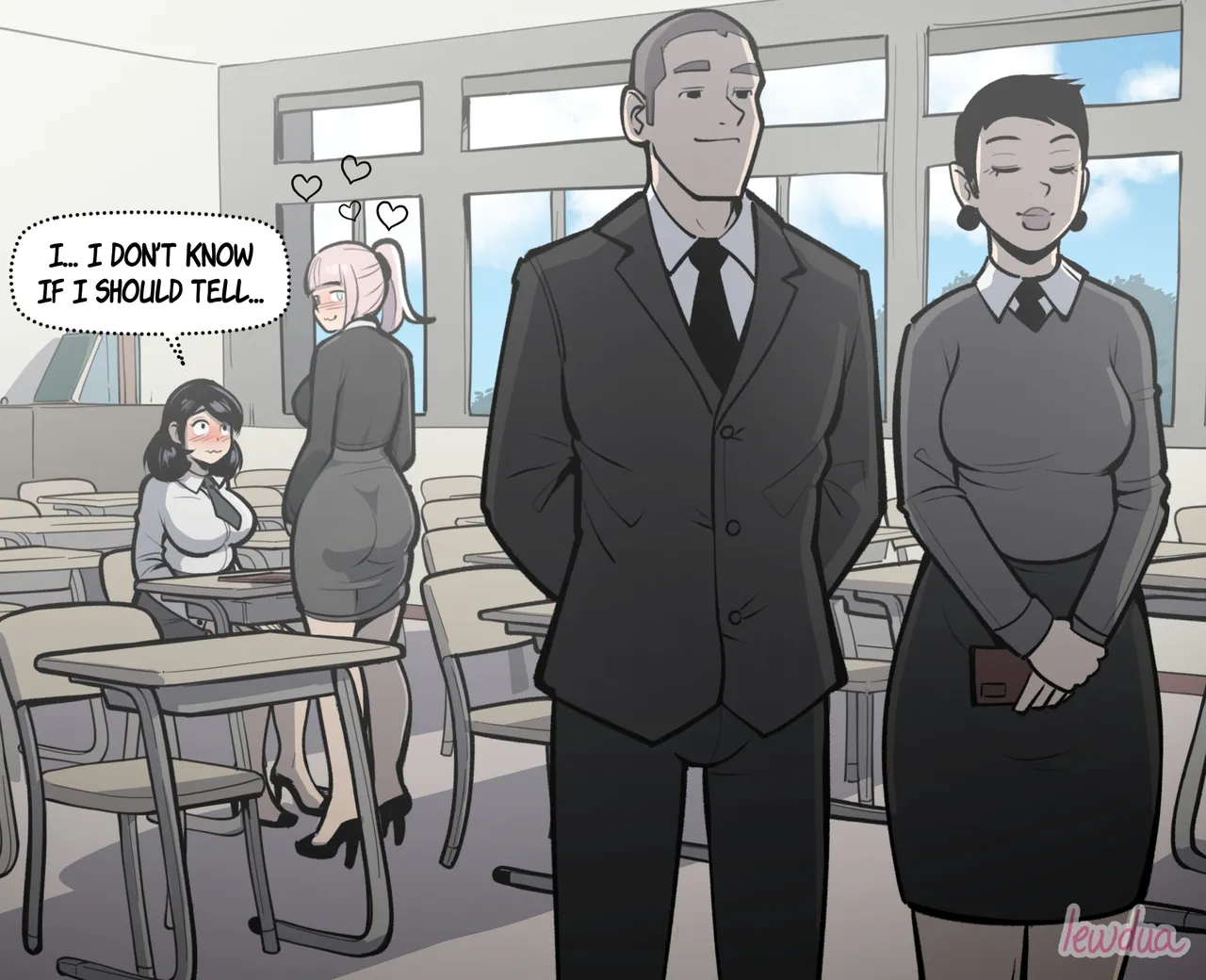 The First Day Of Class porn comic picture 8