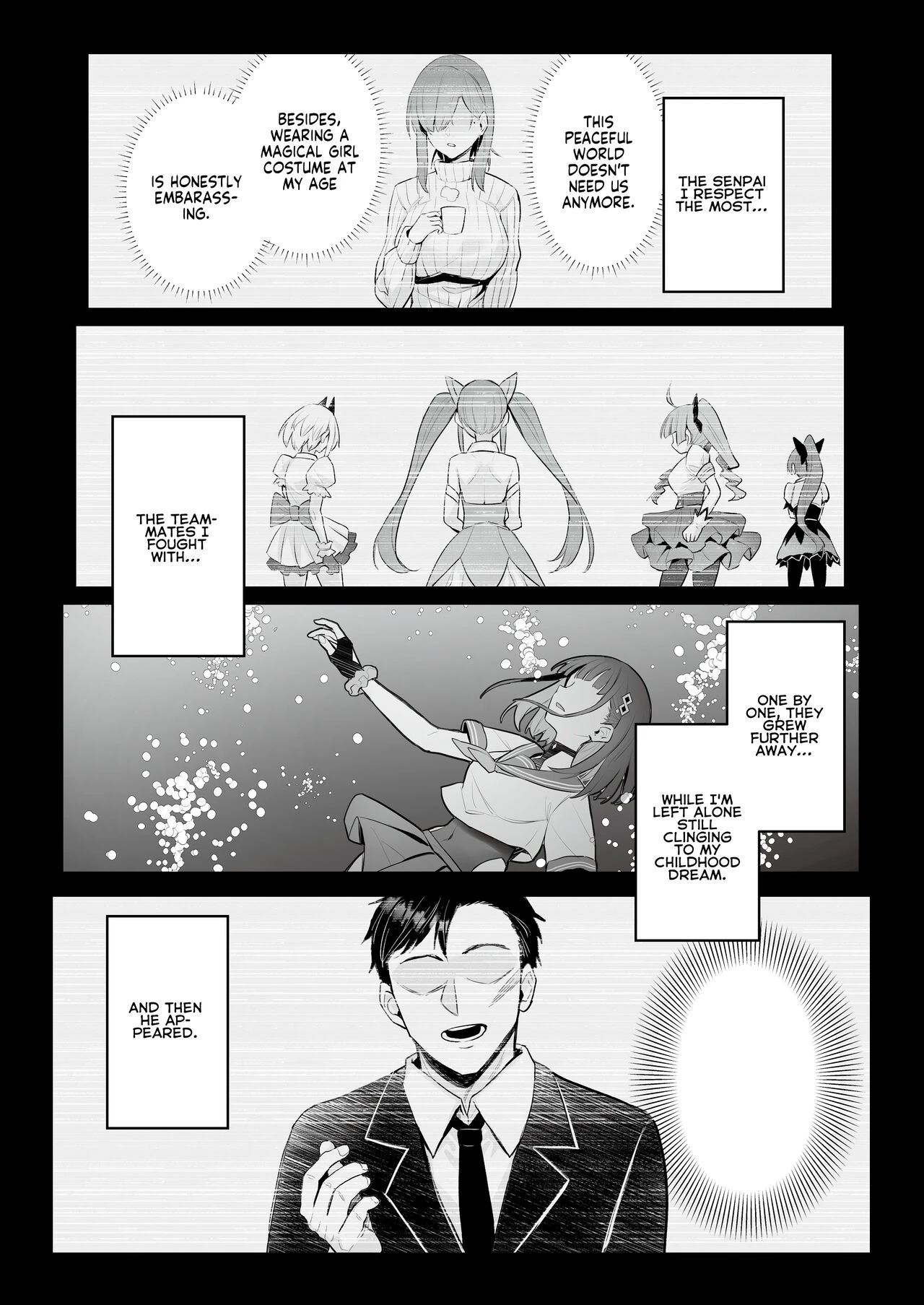 The Former Magical Girl Blue's Work | Moto Mahou Shoujo no Shigoto Hanashi Ao porn comic picture 13