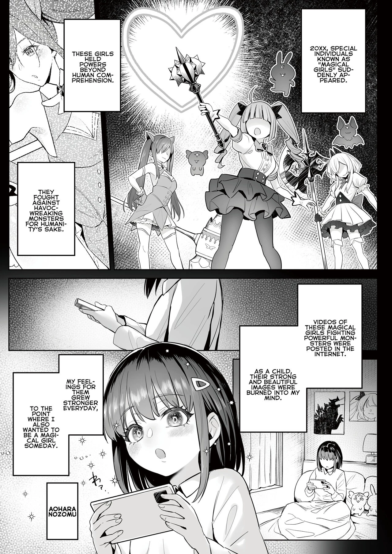 The Former Magical Girl Blue's Work | Moto Mahou Shoujo no Shigoto Hanashi Ao porn comic picture 3