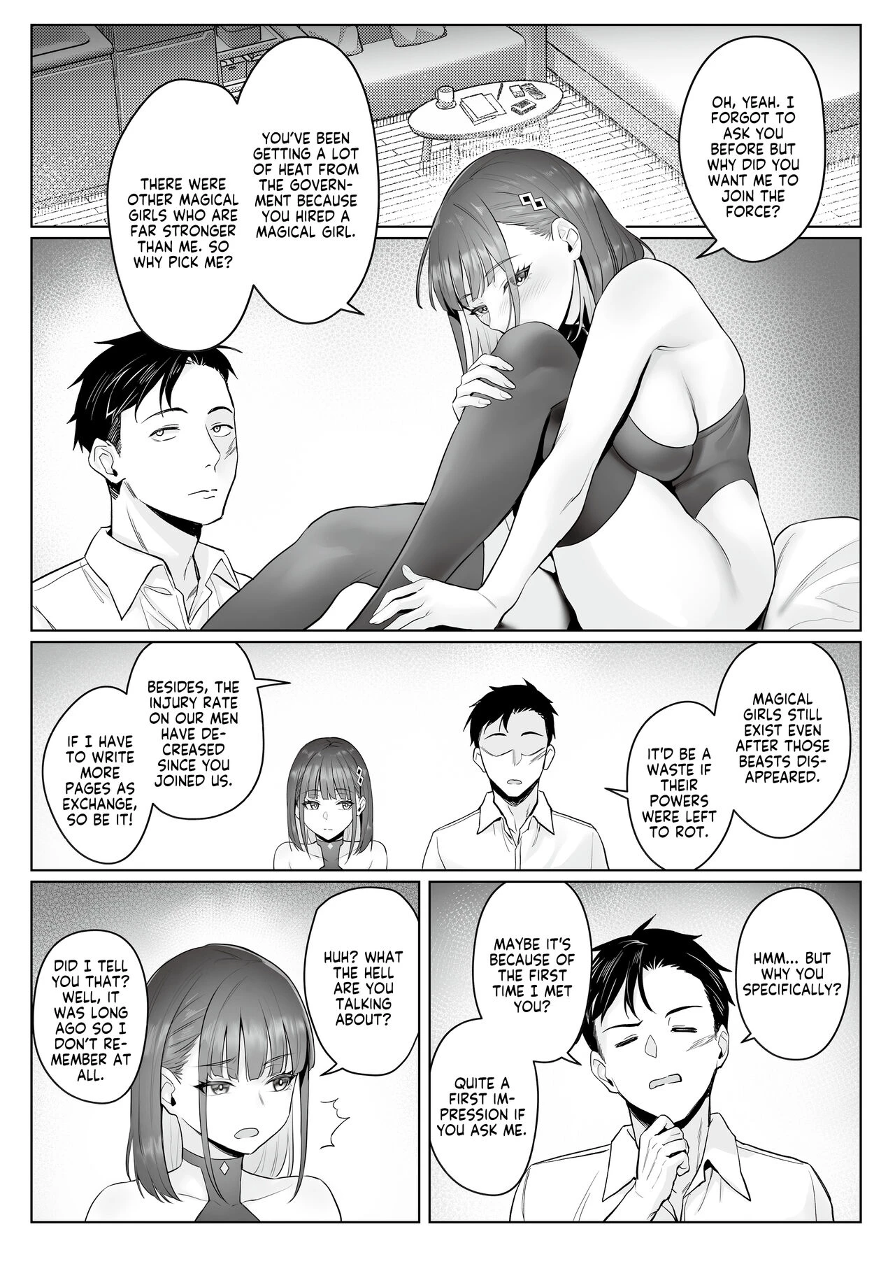 The Former Magical Girl Blue's Work | Moto Mahou Shoujo no Shigoto Hanashi Ao porn comic picture 31