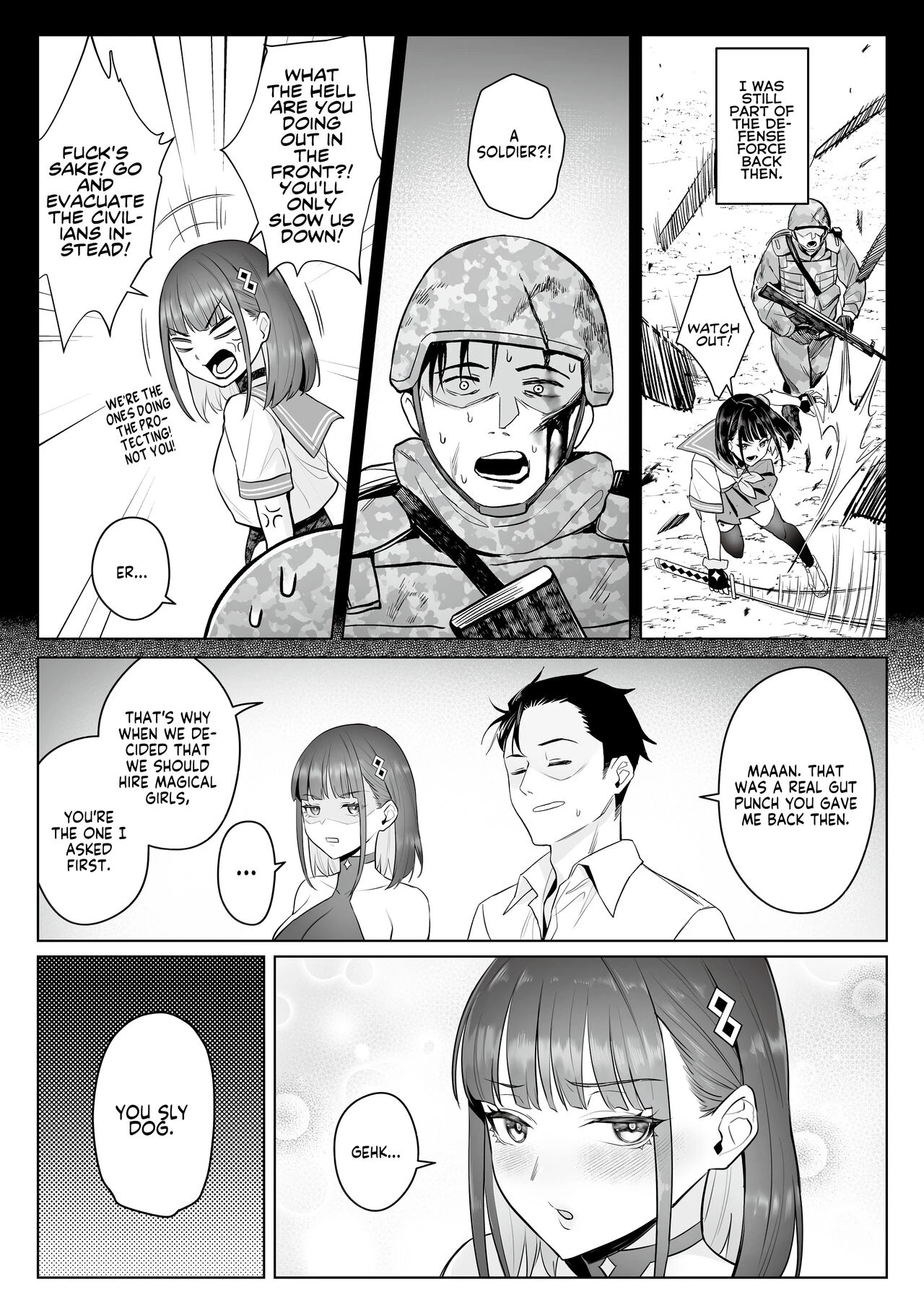 The Former Magical Girl Blue's Work | Moto Mahou Shoujo no Shigoto Hanashi Ao porn comic picture 32