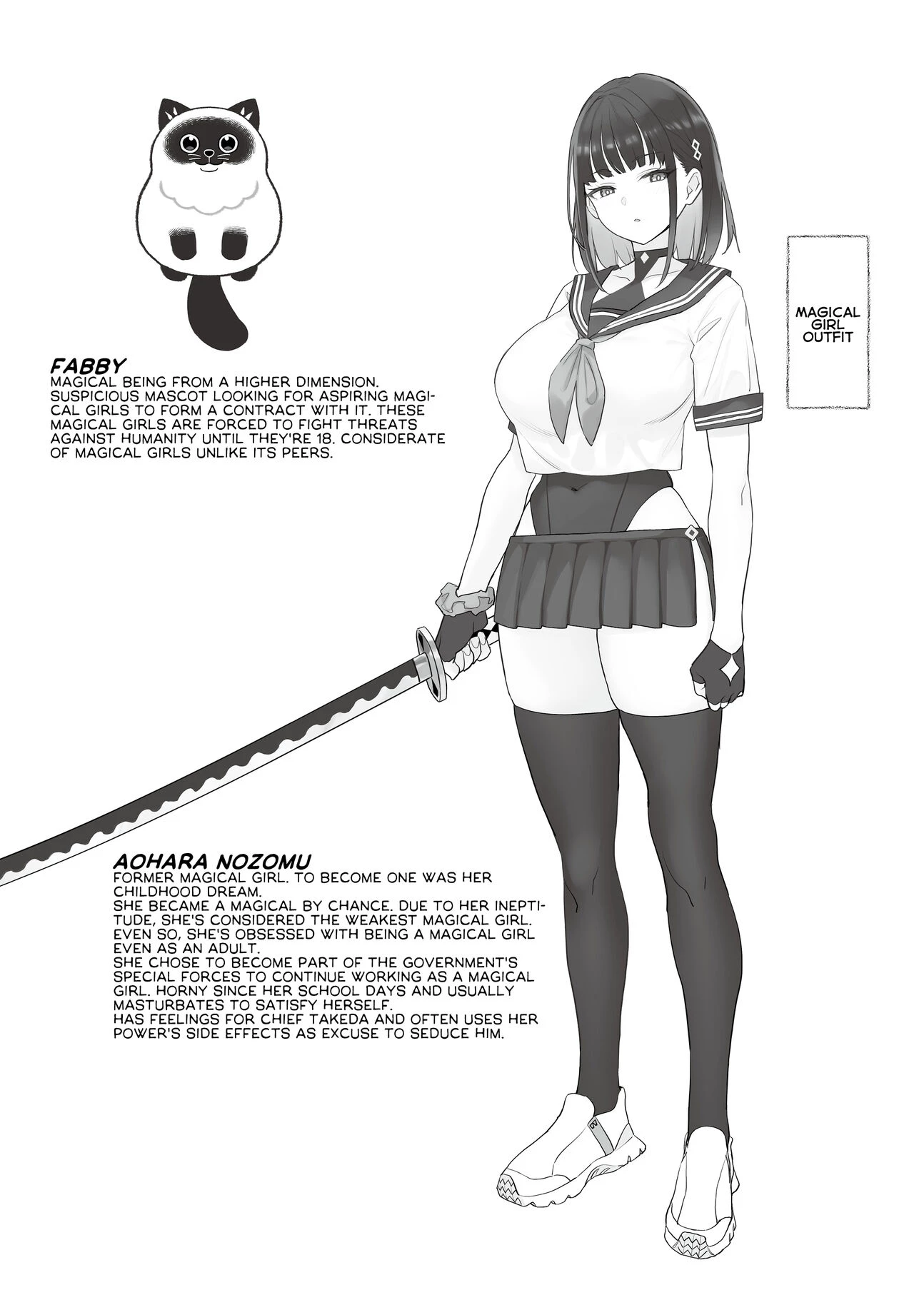 The Former Magical Girl Blue's Work | Moto Mahou Shoujo no Shigoto Hanashi Ao porn comic picture 34