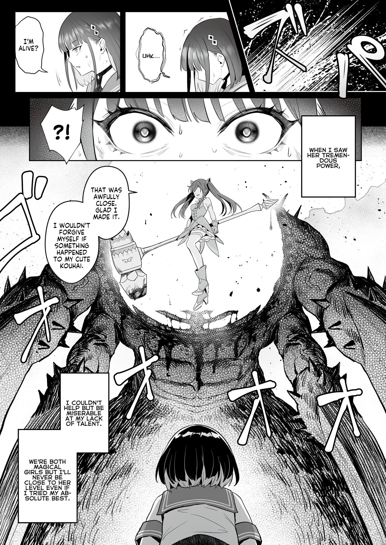 The Former Magical Girl Blue's Work | Moto Mahou Shoujo no Shigoto Hanashi Ao porn comic picture 8