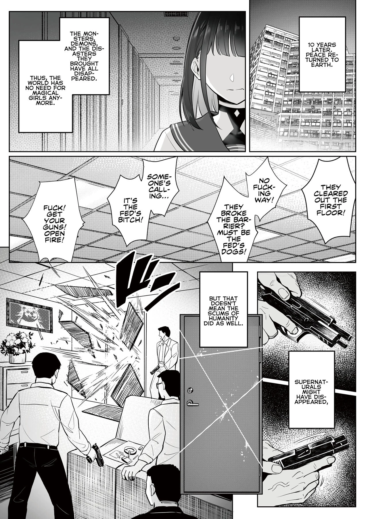The Former Magical Girl Blue's Work | Moto Mahou Shoujo no Shigoto Hanashi Ao porn comic picture 9