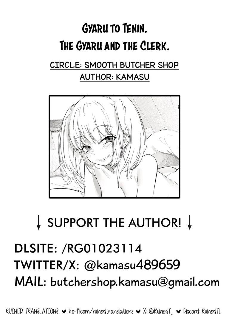 The Gyaru and the Clerk | Gyaru to Tenin porn comic picture 29