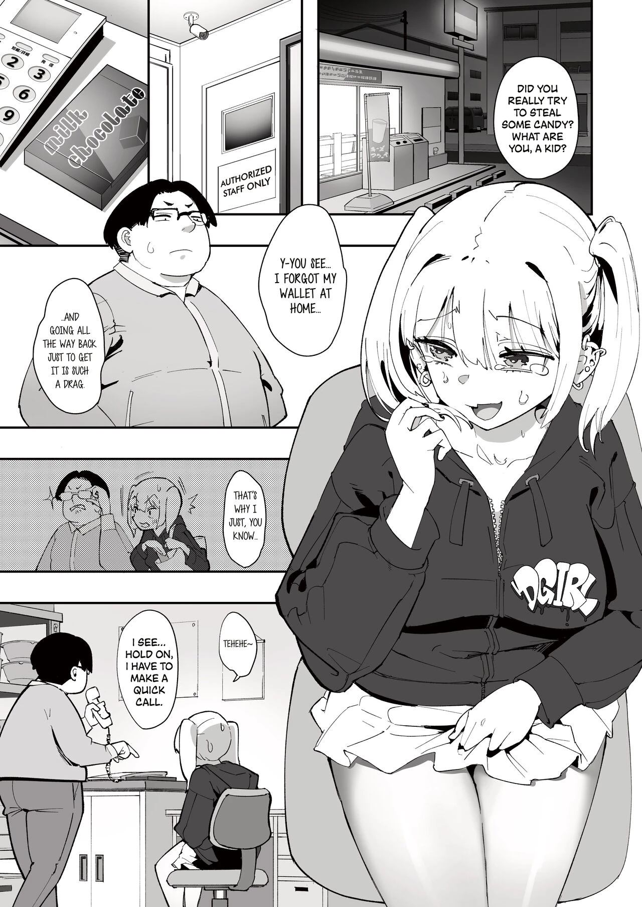 The Gyaru and the Clerk | Gyaru to Tenin porn comic picture 3