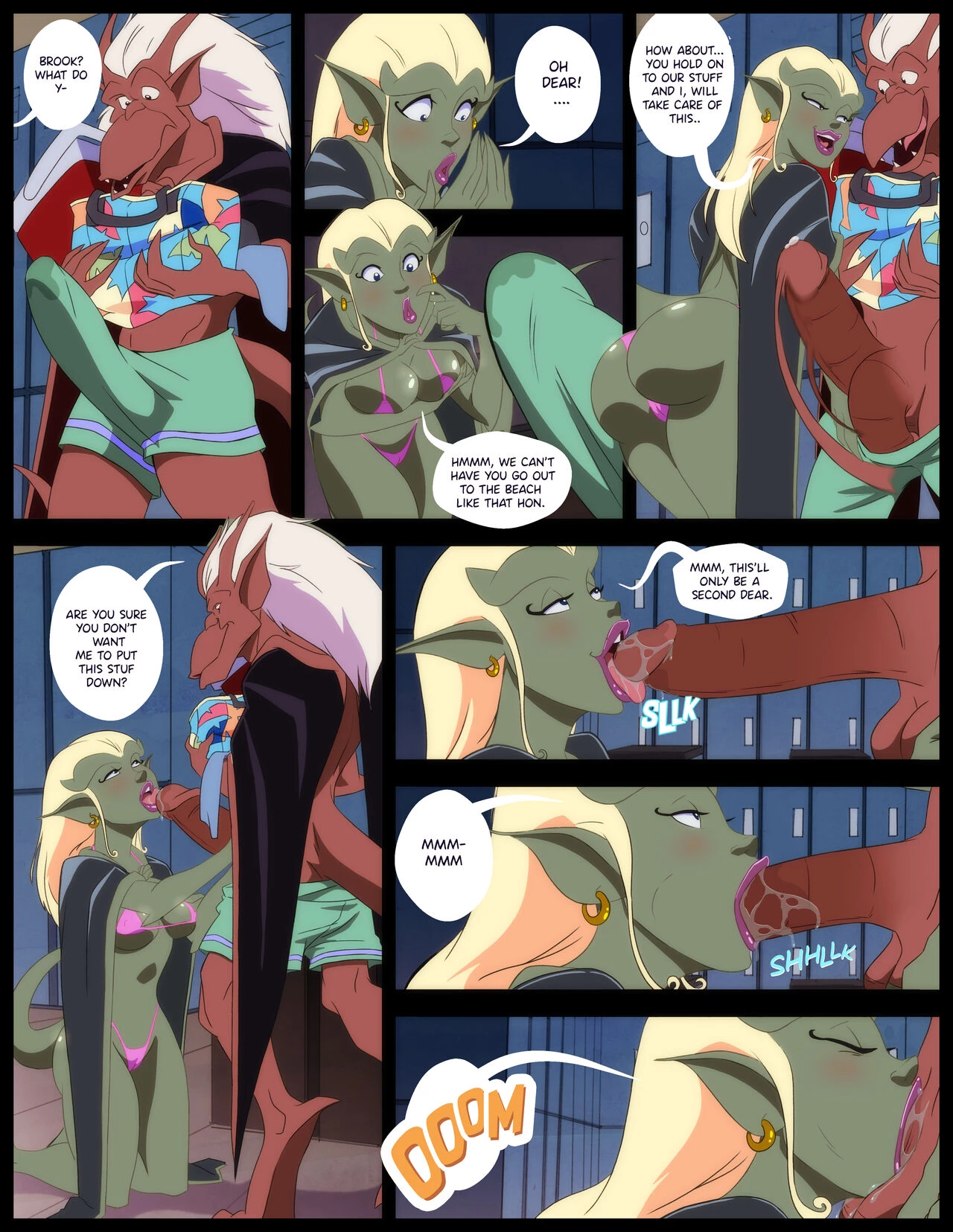 The hardgoyles ada beach adventure porn comic picture 4