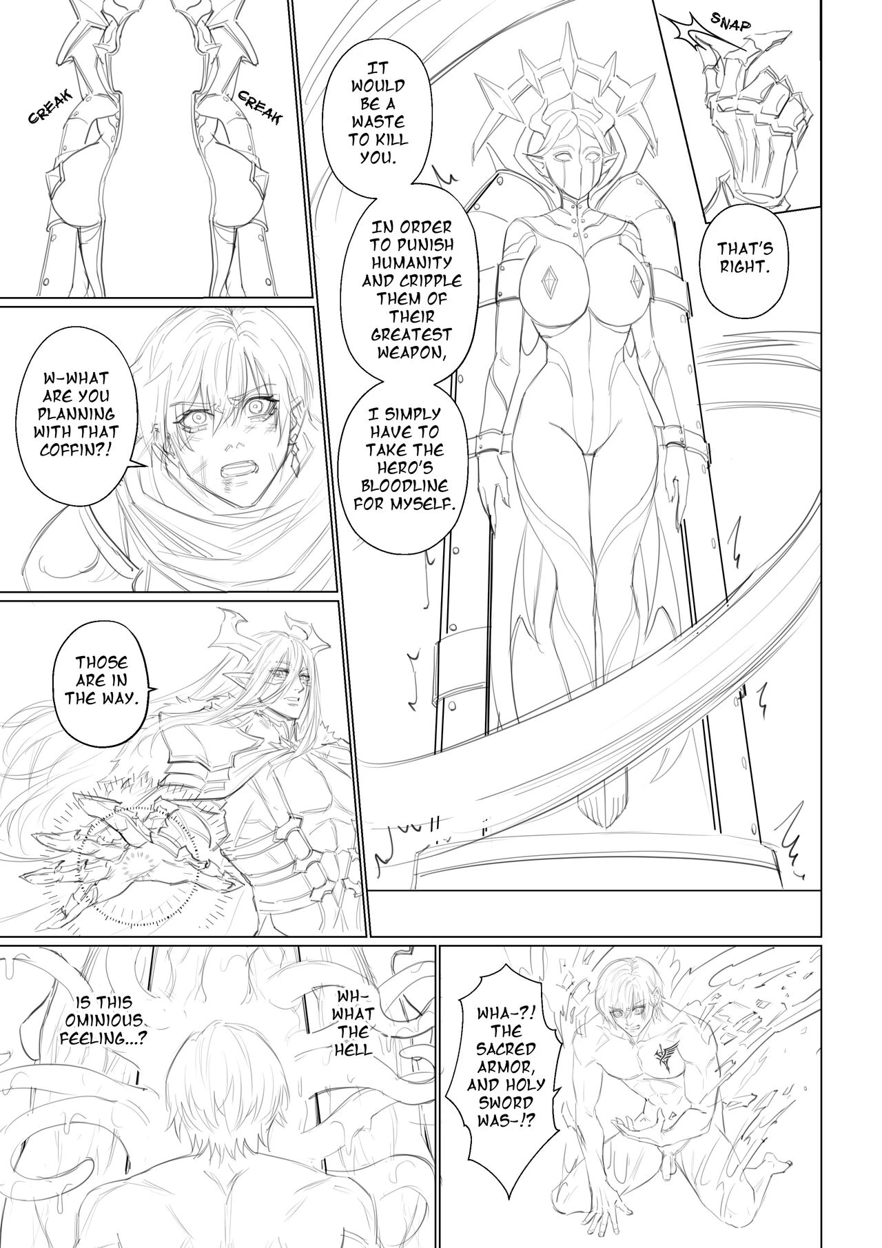 The Hero Fall porn comic picture 3