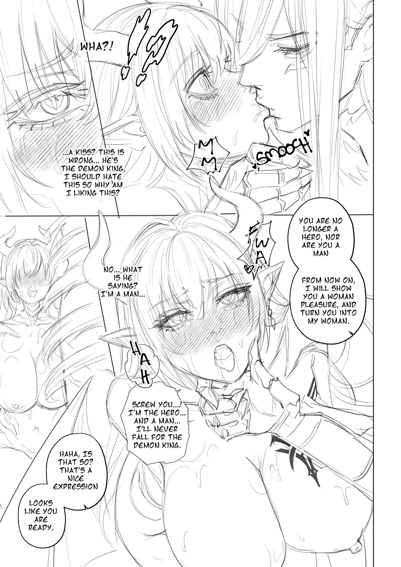 The Hero Fall porn comic picture 7