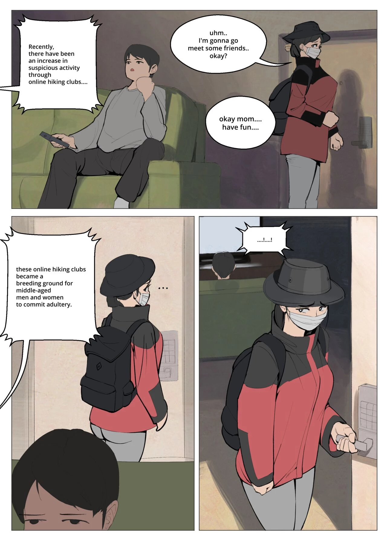 The Hiking Club 1-3 porn comic picture 1