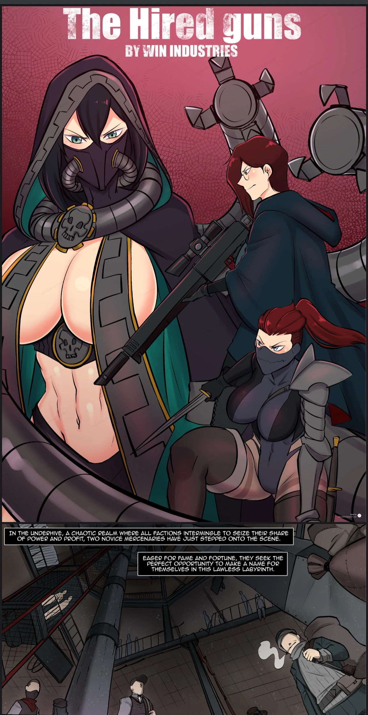 The Hired guns porn comic picture 1