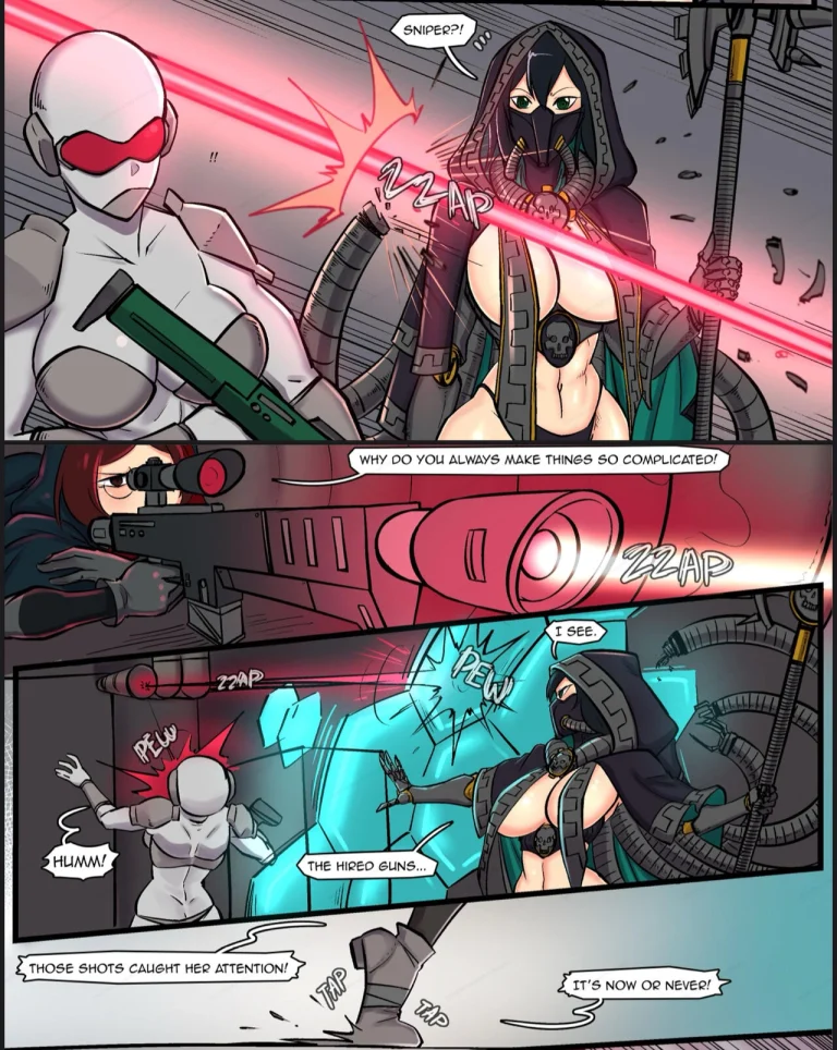 The Hired guns porn comic picture 9