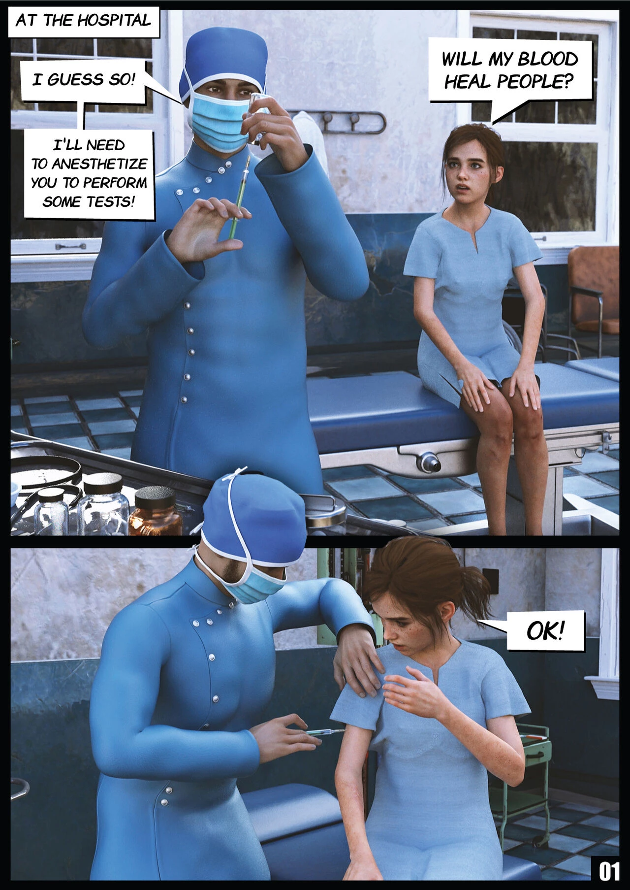 THE HOSPITAL porn comic picture 2