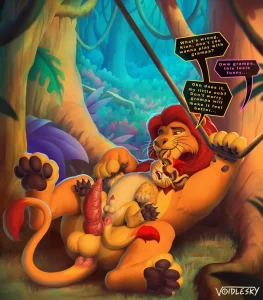 The lion king threesome incest porn comic picture 1