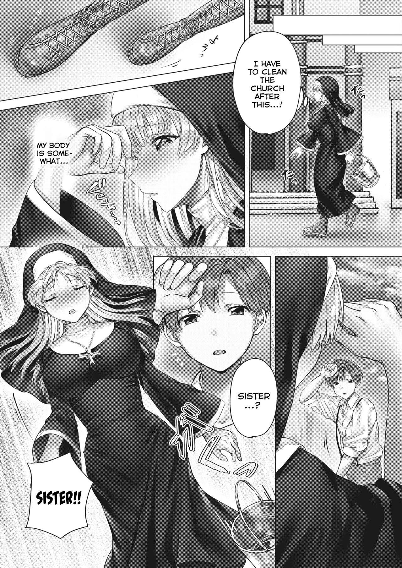 The Love Story of an Apprentice Sister | Minarai Sister no Koi Moyou porn comic picture 3
