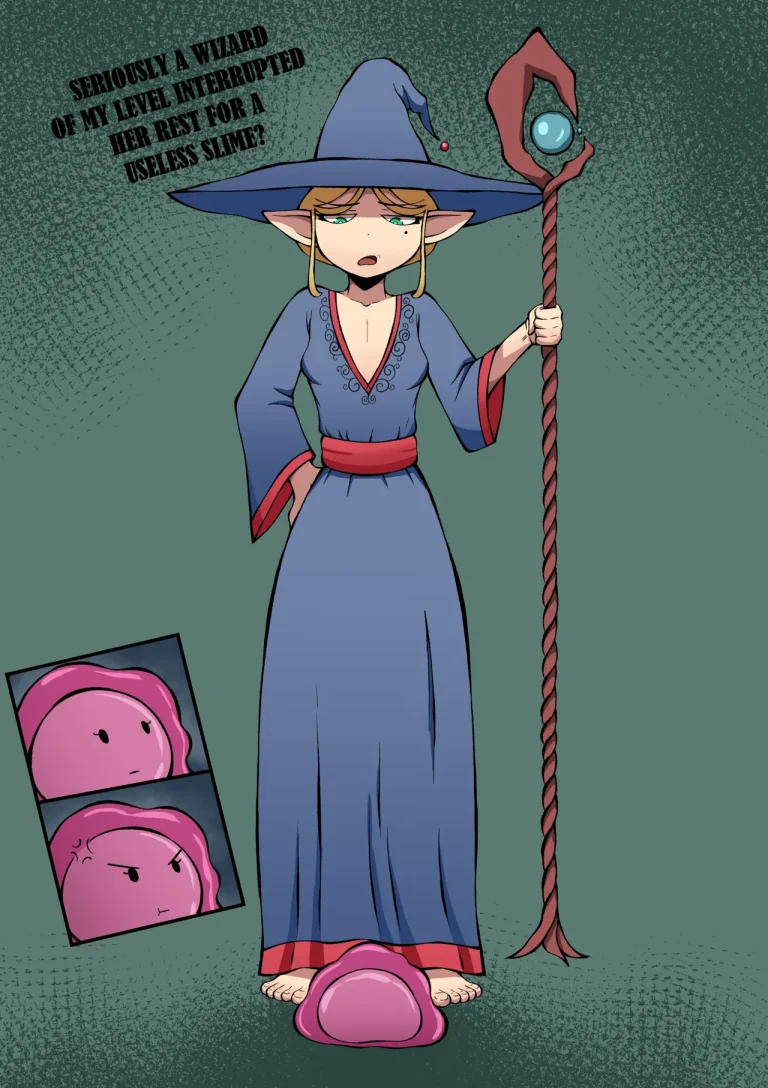 THE MAGICIAN AND THE SLIME porn comic picture 3