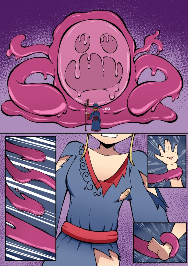 THE MAGICIAN AND THE SLIME porn comic picture 4