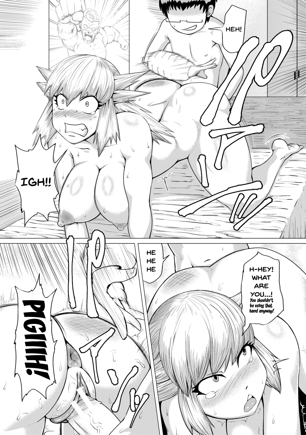 The Meat Wall Squeeze -With Thick Milf Bodies- | HIDA-SHIBORI -Monmon Muchi Oba Body- porn comic picture 162