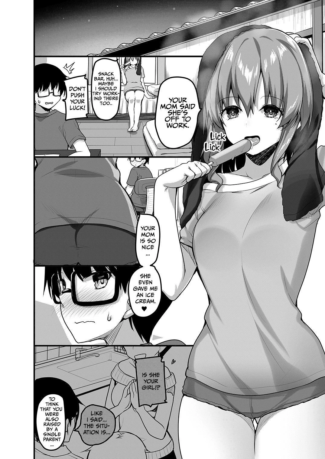 The Melty Summer of a Runaway Gal and a Virgin Guy | Futari no Ouchi Iede Musume to Doutei-kun no Torokeru Natsu porn comic picture 11