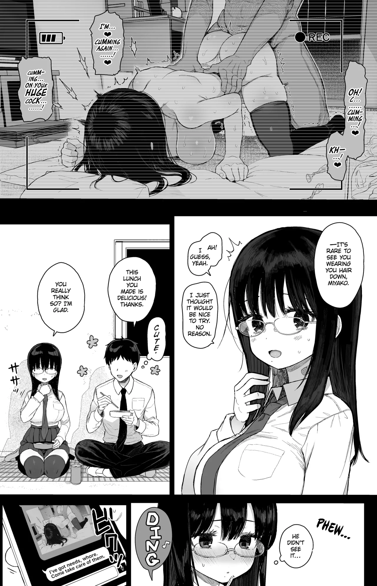 The Mild-Mannered Girlfriend Who Can't Resist | Hikaeme Kanojo Wa Kobamenai porn comic picture 29