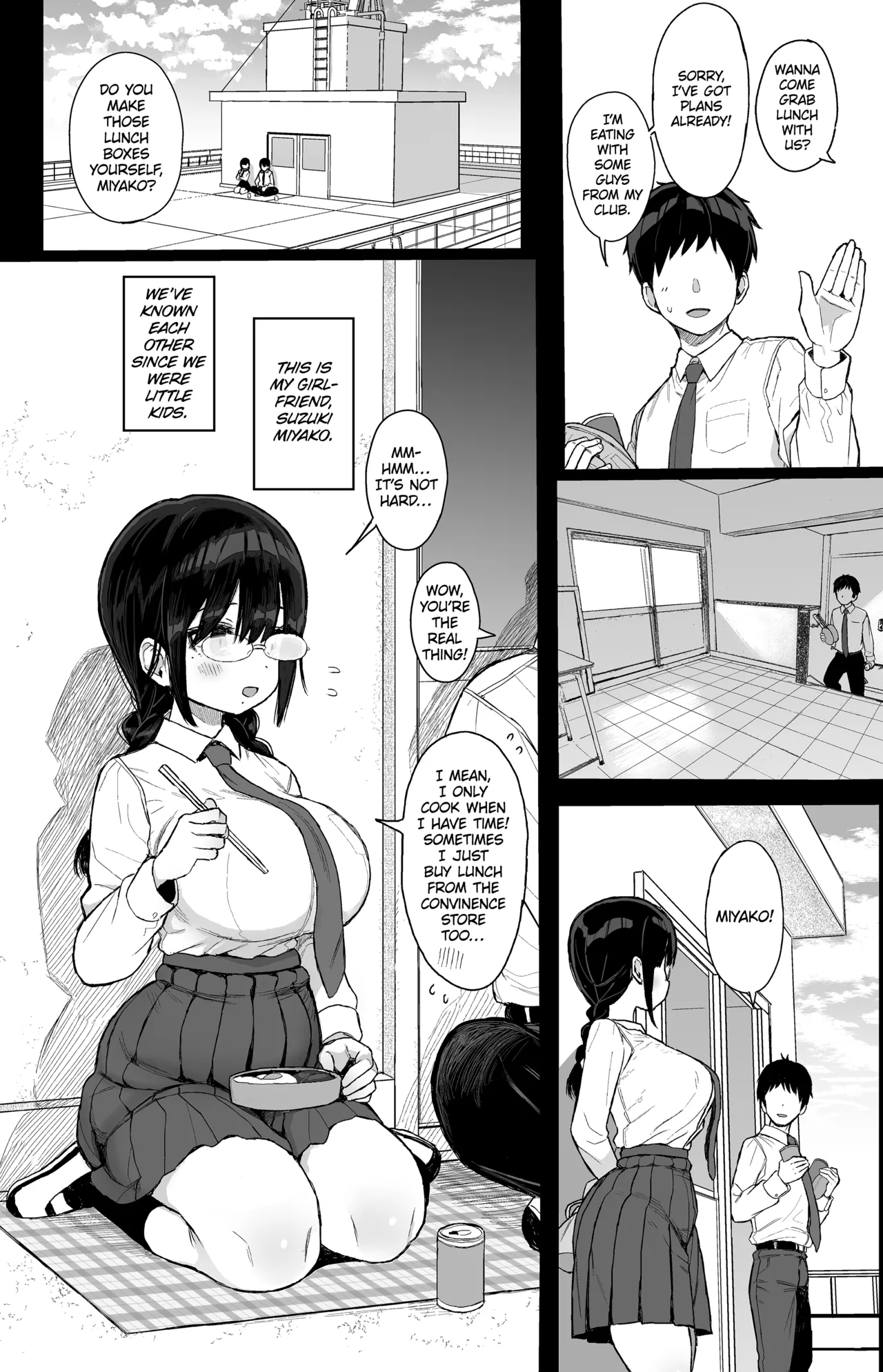 The Mild-Mannered Girlfriend Who Can't Resist | Hikaeme Kanojo Wa Kobamenai porn comic picture 4