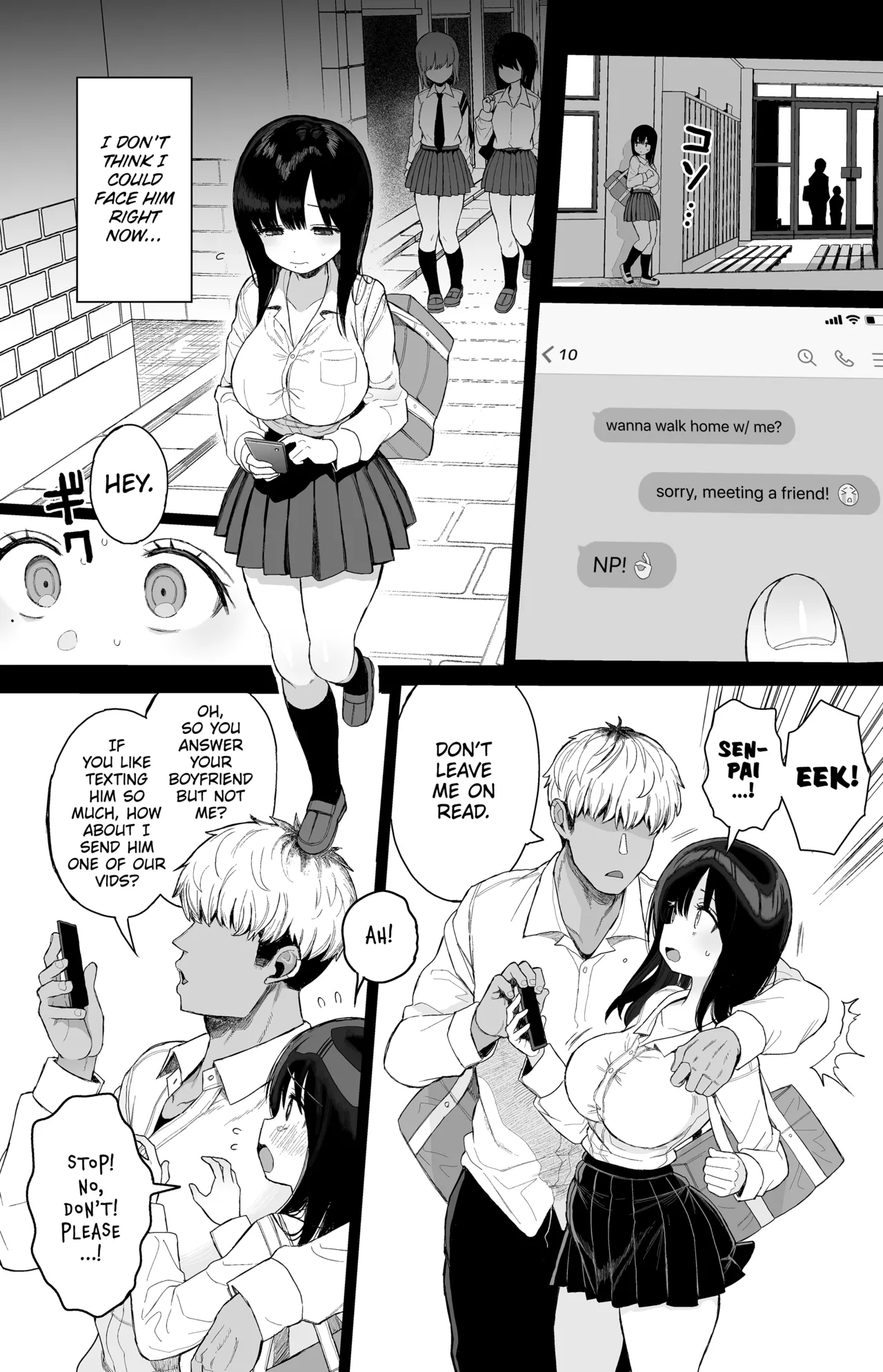The Mild-Mannered Girlfriend Who Can't Resist | Hikaeme Kanojo Wa Kobamenai porn comic picture 58