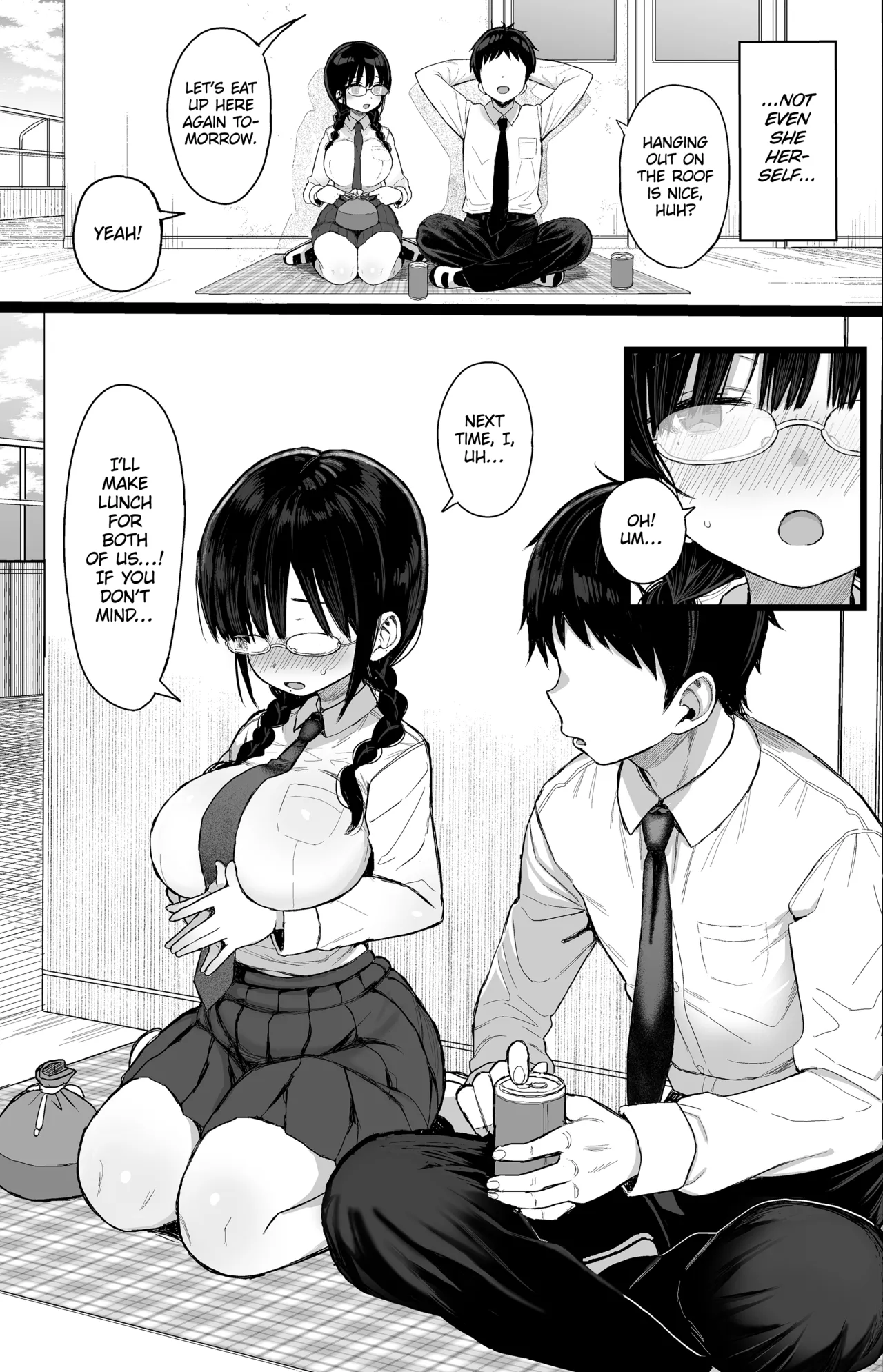 The Mild-Mannered Girlfriend Who Can't Resist | Hikaeme Kanojo Wa Kobamenai porn comic picture 6