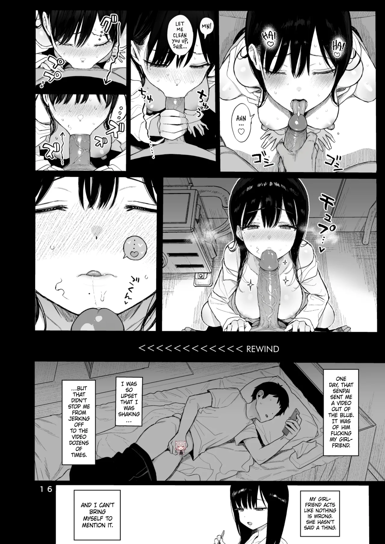 The Mild-Mannered Girlfriend Who Can't Resist | Hikaeme Kanojo Wa Kobamenai porn comic picture 83