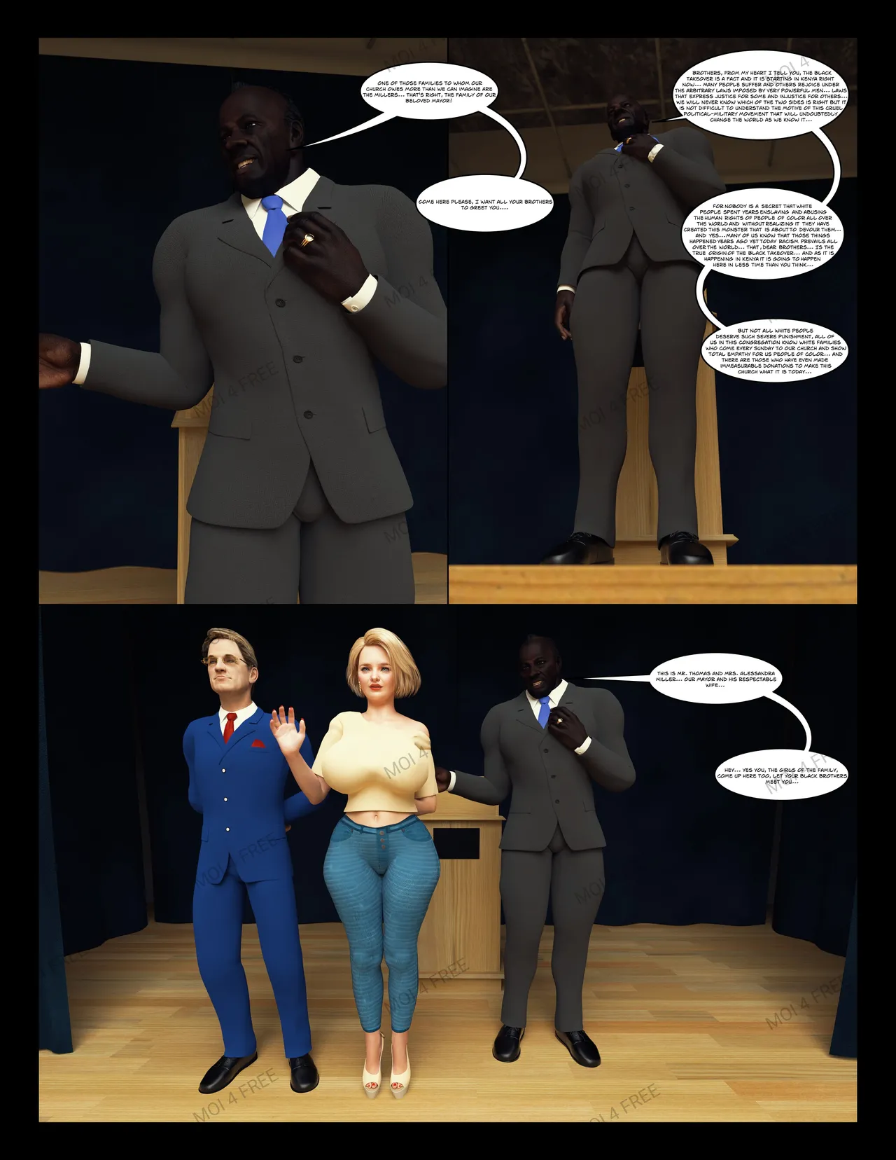 The Millers- Black Takeover porn comic picture 2