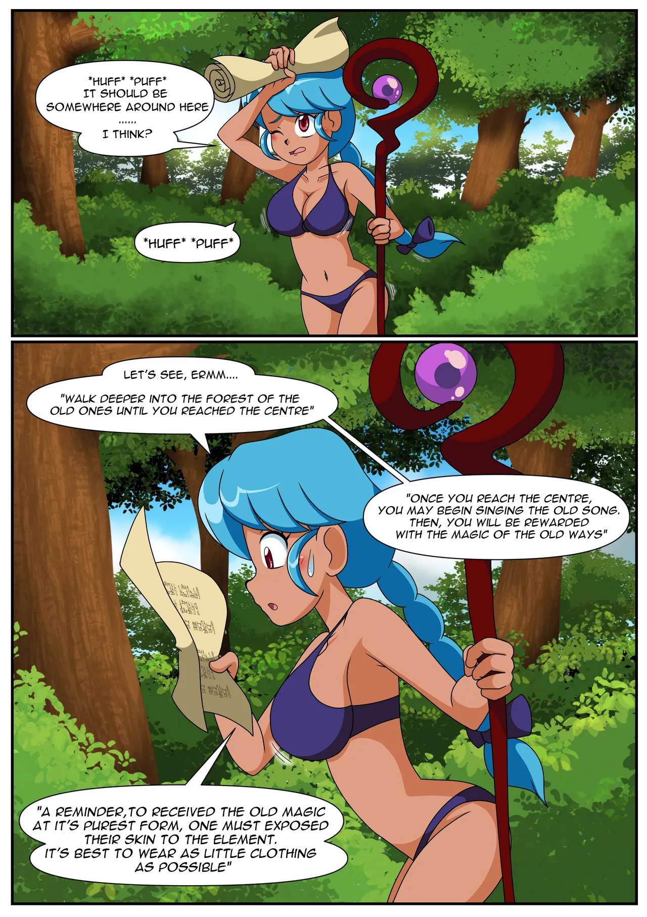 The Old Mating Call Magic porn comic picture 2